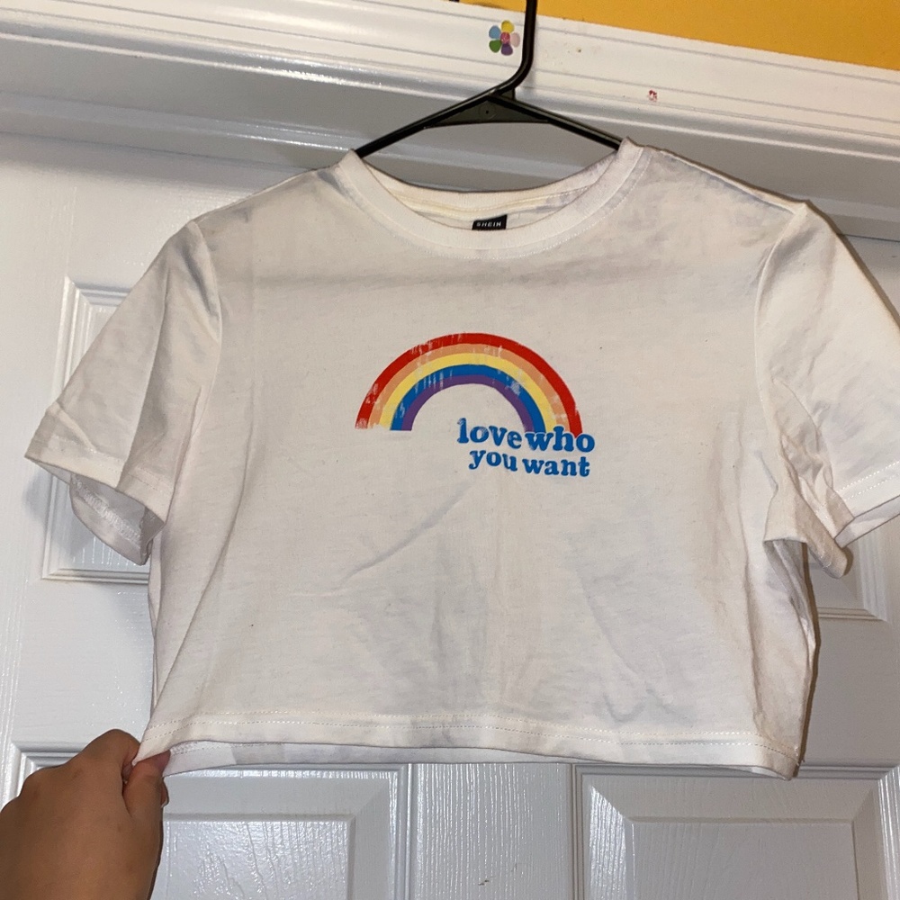 Love Who You Want Crop Top